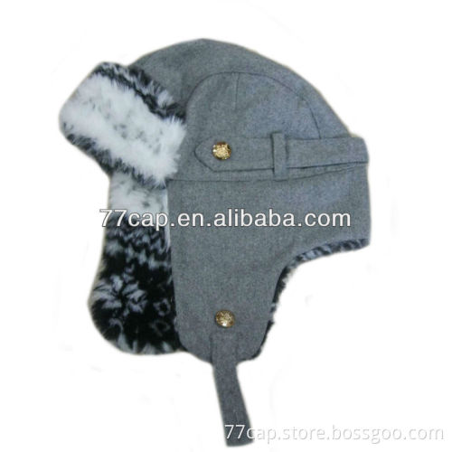 funning custom high quality wool kids winter hat korean winter hat